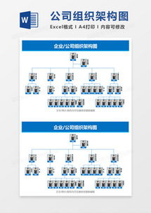 高效组织架构图 Word 模板下载指南 从工具选择到制作技巧
